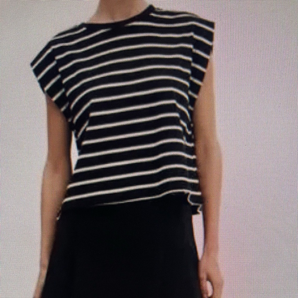 Mango Monochrome Striped Knit